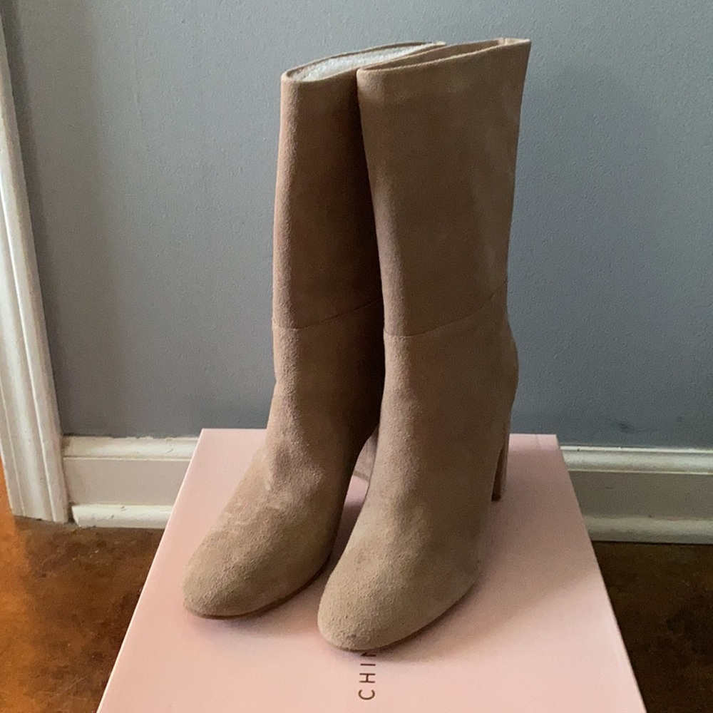 Chinese laundry mid calf boots